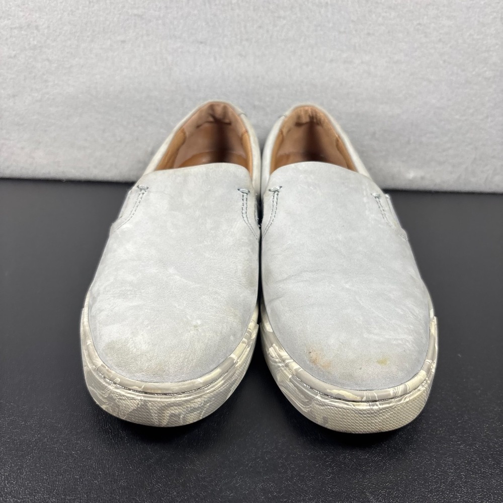Frye Women's Shoes Size 6M Flats Sneakers Gray Ice Nubuck Marbled Slip On Casual - Picture 6 of 12